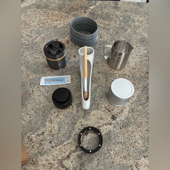 58mm Tamper Distributor Dosing Funnel Shaker Cup Needle Milk Cup Grinder Bellow - Picture 2 of 5